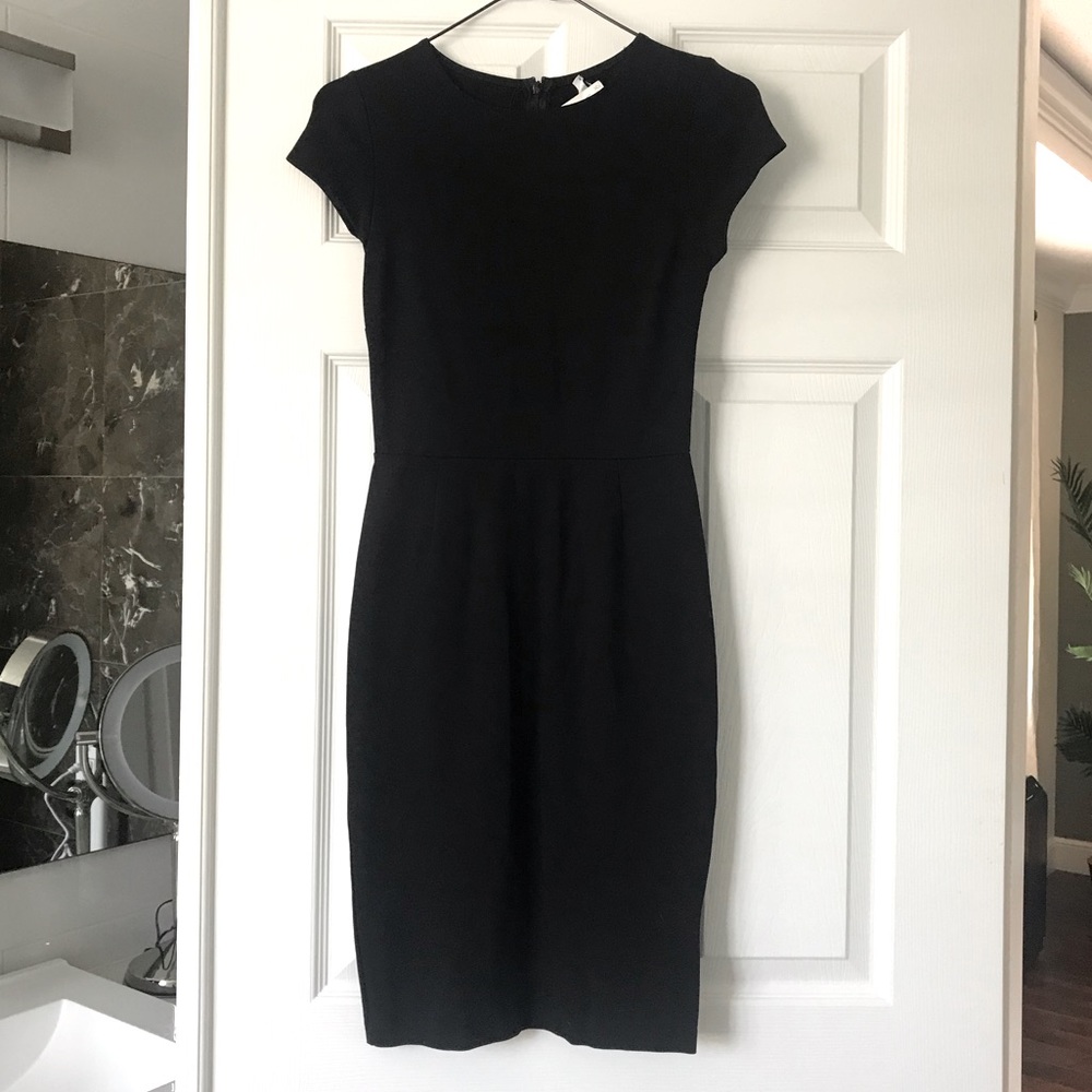 Black knee length dress